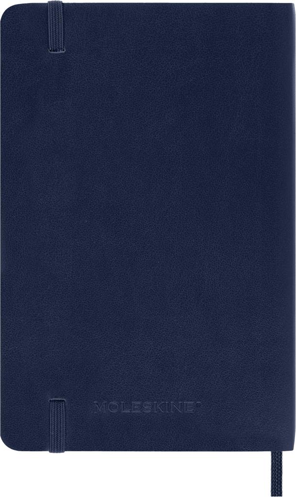 Moleskine 2026 January Daily Pocket Size x Soft Sapphire DSB2012DC2Y26 Planner, Start, 12-Month Diary, (9cm 14cm), Cover, Blue,