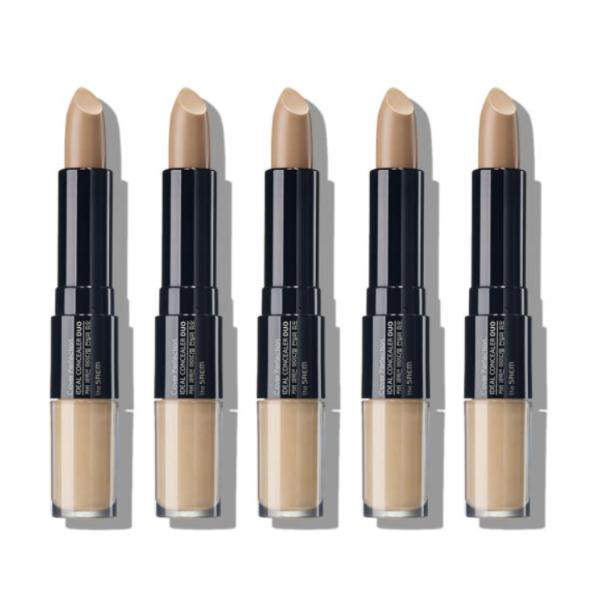 The Saem Cover Perfection Ideal Concealer Duo 4.2g (Stick) + 4.5g (Tip)  (3 Options)