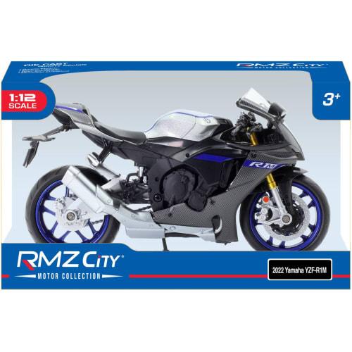 Doyusha Diecast Motorcycle 1/12 Scale 2022 Yamaha YZF-R1M Black Finished Product