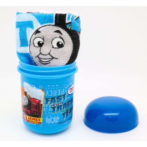 OSK Thomas the Tank Engine Hand Towel Set with Case, Made In Japan, Stylish and Cool, Unisex, for Kids, Students, and Adults (OC-1)