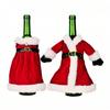 Christmas Wine Bottle Cover Merry Christmas Decorations For Home 2025 Navidad Noel Natal Ornaments Xmas Gift Happy New Year 2026
