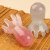 Extended Ergonomic Octopus Head Resin Gua Sha Massager Portable Face Body Scalp Pressure Point Tool Spa Quality Home Travel Use