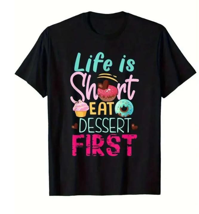 Cute Cat Playing Yarn Ball Shortsleeved Printed Tshirt Top Unisex Kawaii Kitten Cartoon Graphic Casual Streetwear for Women