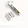 1Pc 304 Stainless Steel Thickened Hinge for Wardrobe Cabinet Door Heavy Duty Airplane Pipe Spring Bending Hydraulic Buffer Hinge