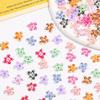 Multi-color Translucent Lily Flower Resin Nail Art & Earring Decorations