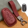 Genuine Leather Key Case Cover Suitable for Chevrolet Tracker Buckle Malibu XL Explorer Volando Pioneer Key Fob Protector