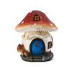 13cm Harz Pilzhaus Gartenornament Dekoration