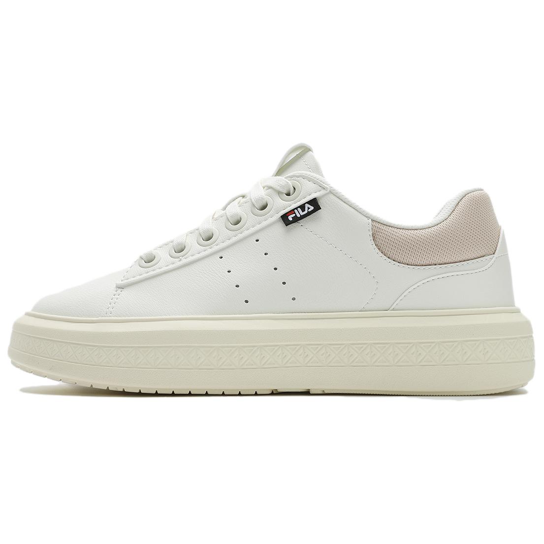 FILA BASELINE Abrasion Resistant Low top Skateboard Shoes Women s White F12W522222FSC 35.5