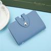 1pc Borsa porta carte d'identità aziendale Borsa in pelle di moda Studenti Lavoratore Infermiera Copertura protettiva per carta di credito 24 slot