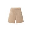 Vêtements de sport Short en tricot à logo brodé Femme Bas Marron DM6729-200