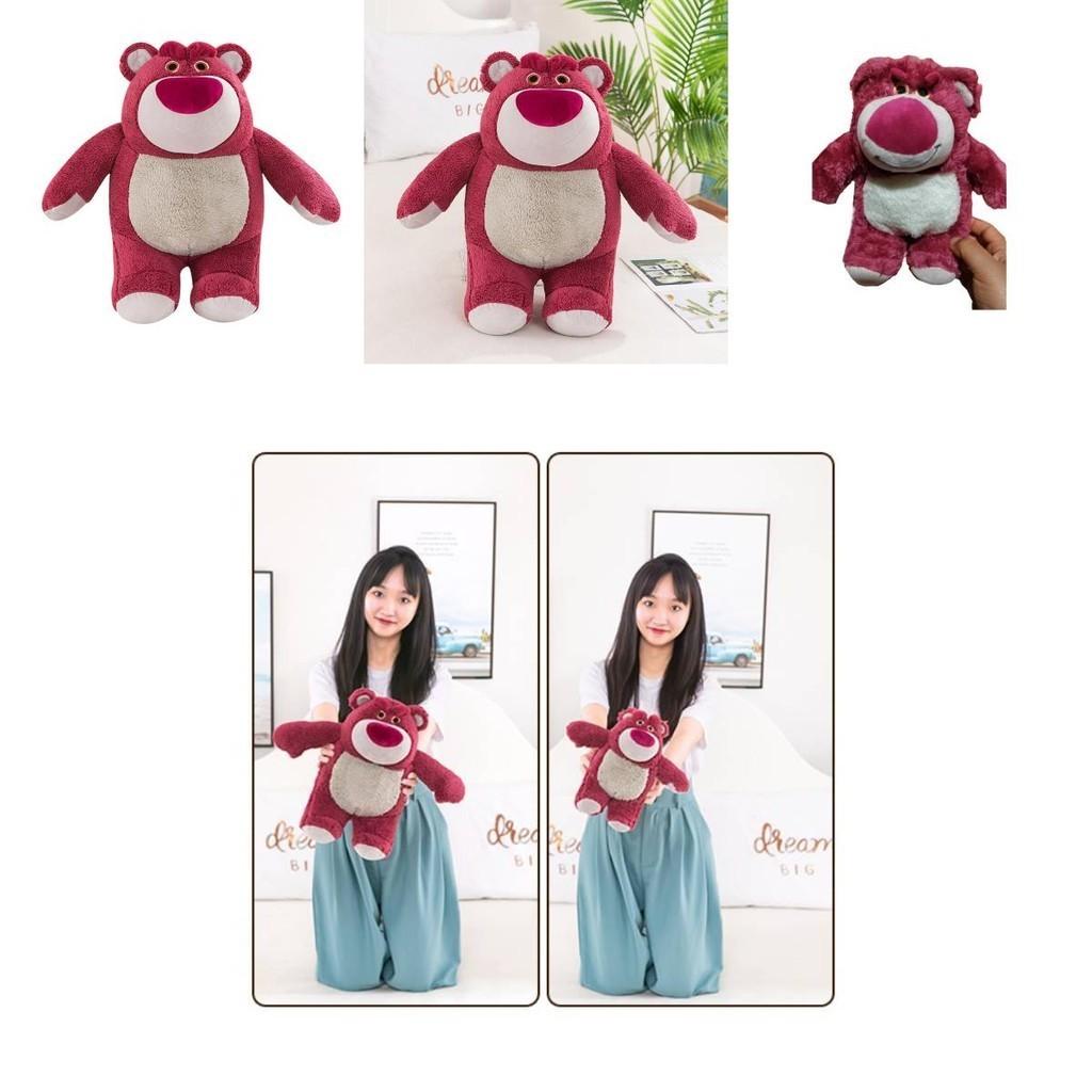 Cute Strawberry Bear Plush Toy Soft Stuffed Animal Doll For Kids/girls