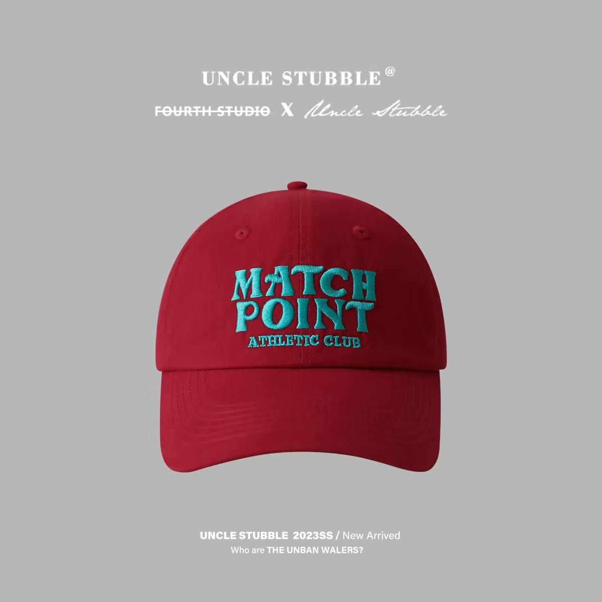 

Letter Embroidery Baseball Cap Versatile Cotton Sun Hat Unisex Baseball Cap High-Quality Adjustable Cap For Casual Streetwear червоний