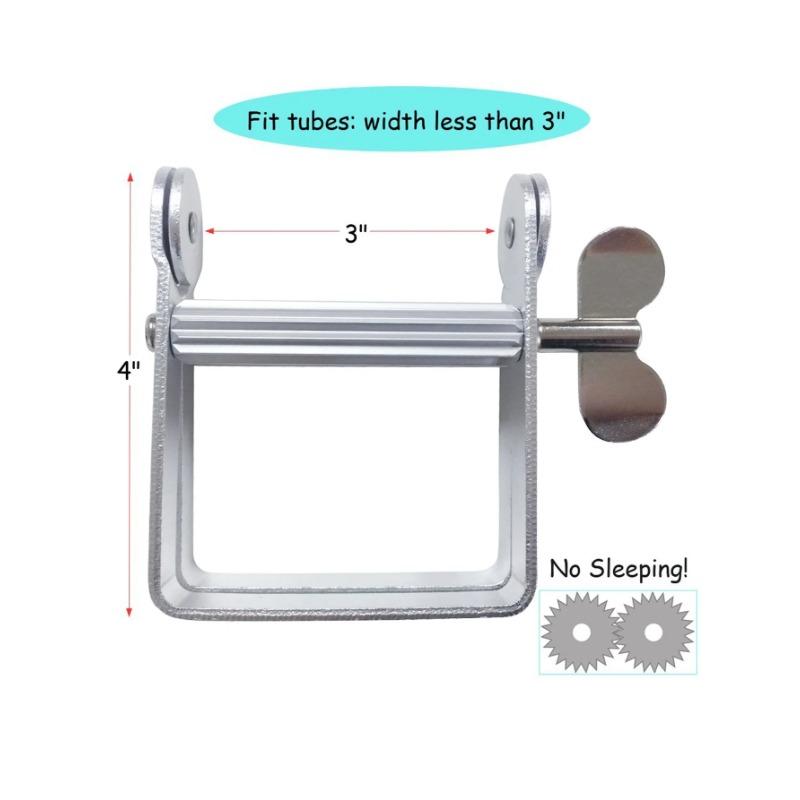 Premium Kraftig Tannkrem Malingstube Klemmer i Rustfritt Stål, Flerbruks Kosmetikk & Medisin Rulleverktøy for H