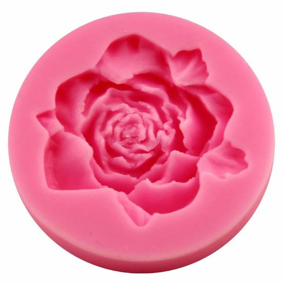 Rose Flower Silicone Fondant Cake Chocolate Sugar Craft Mold Cutter Baking Tool