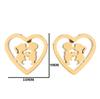 Stainless Steel Hip-Hop Punk Smiley Face & Cupid Angel Earrings