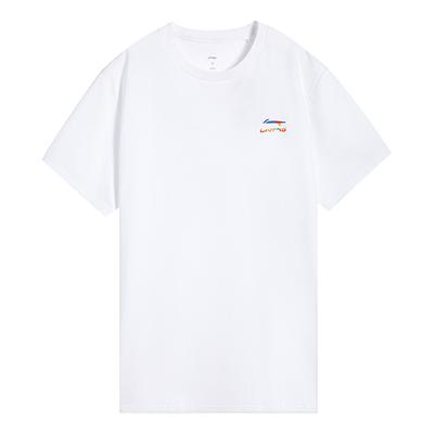 Li Ning T Shirt Unisex Standard White AHSW871-2