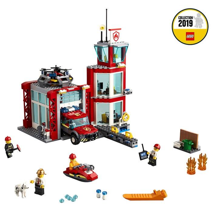LEGO City Fire Station 60215 Building Blocks Toy for Boys