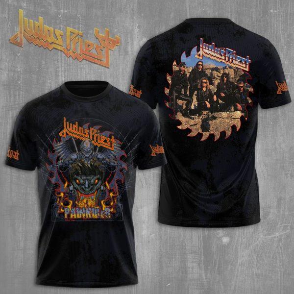 Heavy Metal Rock Band T Shirt Judas Priest 3d Print T-shirt Men Women Fashion T-shirts Kids Short Sleeve Tops Tees Mens Clothes