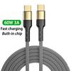 UGOURD PD240W Ultra Fast Charge Cable Type Usb C 100W type c Charger Cable for 15 MacBook Pro With E-Marker chip