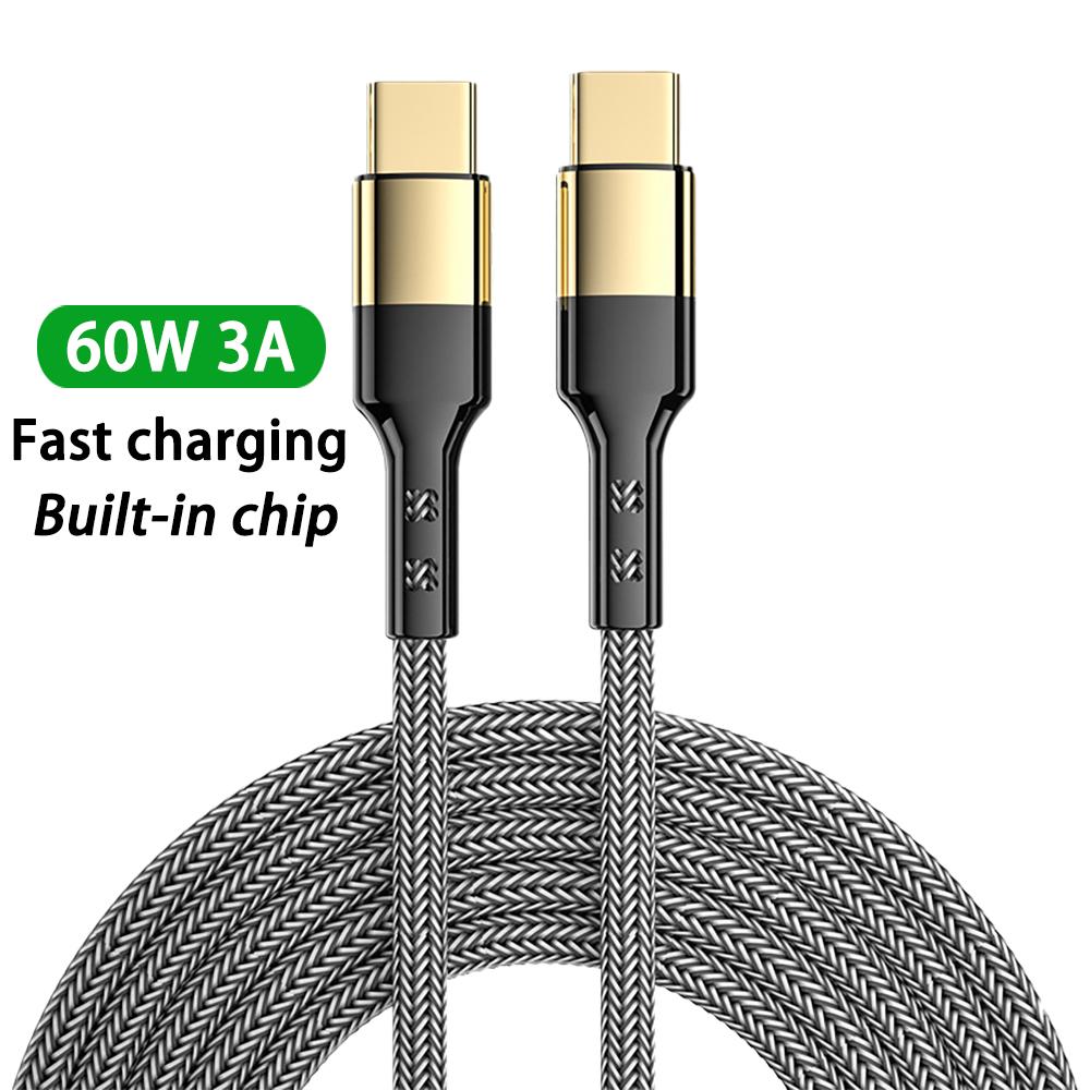 UGOURD PD240W Ultra Fast Charge Cable Type Usb C 100W type c Charger Cable for 15 MacBook Pro With E-Marker chip