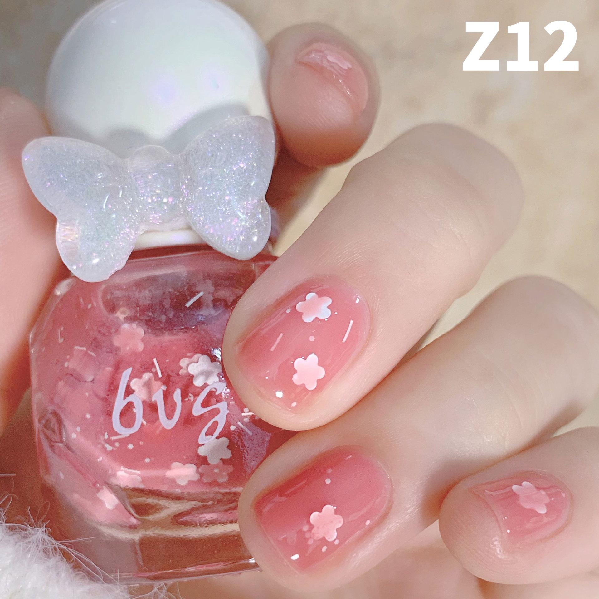 

Лак для ногтей с маленьким бриллиантом, без запекания, долговечный лак для ногтей на водной основе, можно снять Z12