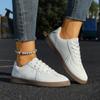 Women Casual Sneakers Outdoor Comfortable Flat Shoes Women Spring Soft Sole Walking Sneakers Female Fashion Low-Top Sport Shoes