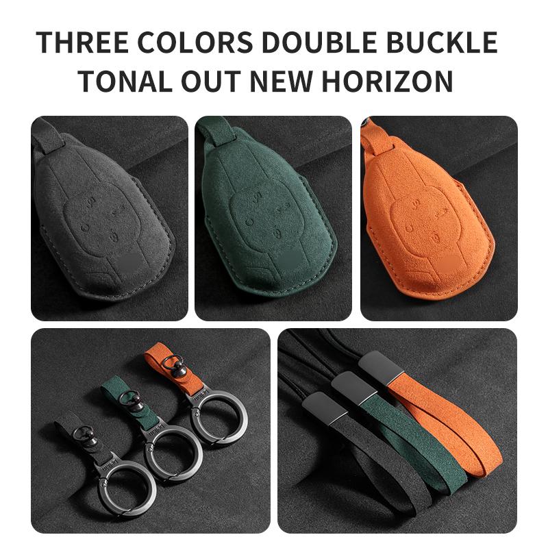 Cross Border Compatible for Trumpchi GS5 GA6 M6 High-qualityGS4 GS3 GS8 Suede Key Case with Keychain From Factory