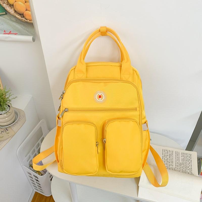 Schoolbag 2025 New Large-capacity Multi-compartment Junior High School Student Schoolbag Korean Version Versatile Backpack Casual Simple Schoolbag