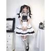 Frauen Dienstmädchen Outfit Lolita Cosplay Niedlich Sexy Erotisch Kawaii Café Kostüm Schwarz Weiß Uniform Schürze Kleid Niedliche Schleife Kostüme