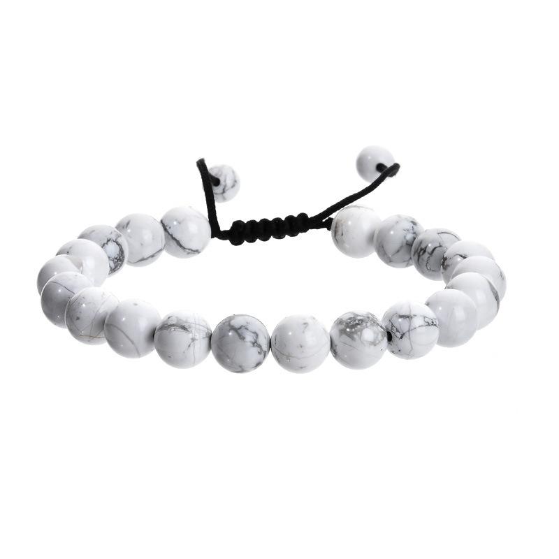 Leisure and Fashion Series Hand Chain Natural Stone Jade Mix and Match Weaving Bracelet Ornaments Gift