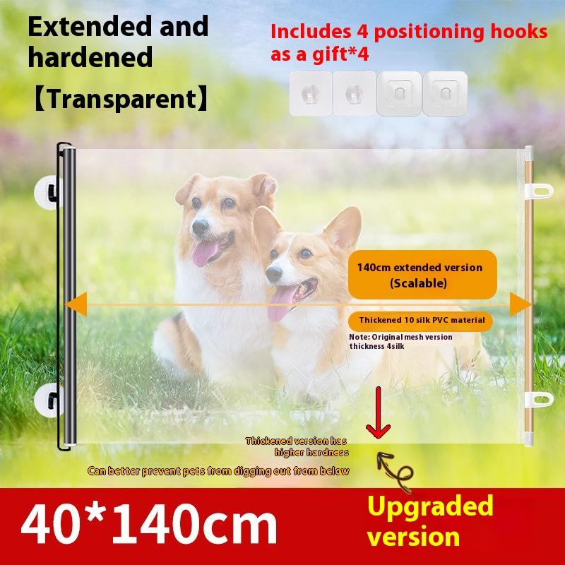 Safety Pet Mesh Fence Cat Gate Retractable Safety Gates For Pets No Drilling Barrier Childproofing For Small Medium Large Breeds