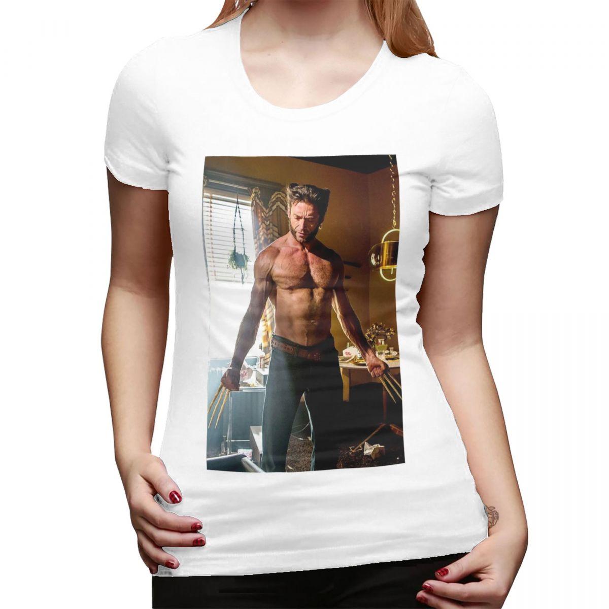 

Hugh JackUnisex TShirt for Women ONeck Streetwear T Shirts Womens Tees Short Summer Clothes Tops S