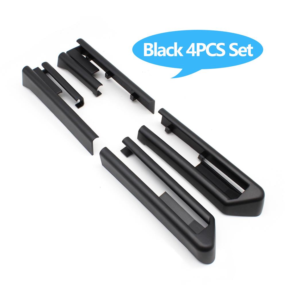 4PCS Set E70 E71 E72 LHD RHD Interior Car Front Seat Sliding Track Rail Trim Cover Replacement For BMW X5 X6 2007-2014
