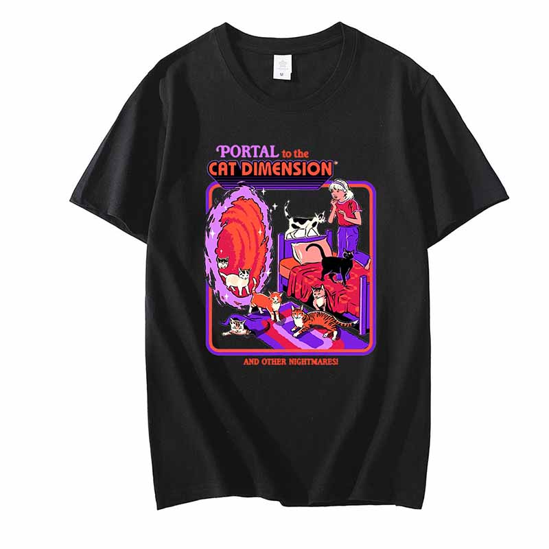 Men's T Shirt Cotton Funny Portal To 