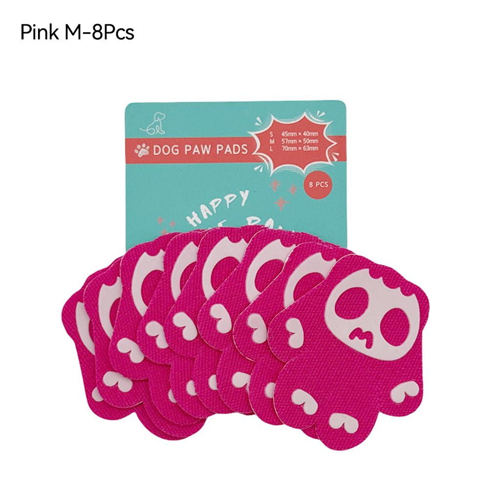 

Противоскользящие накладки на лапы для собак, накладки на лапы, защитные наклейки для лап собак с более прочным клеем для твердого пола или травм M розовый