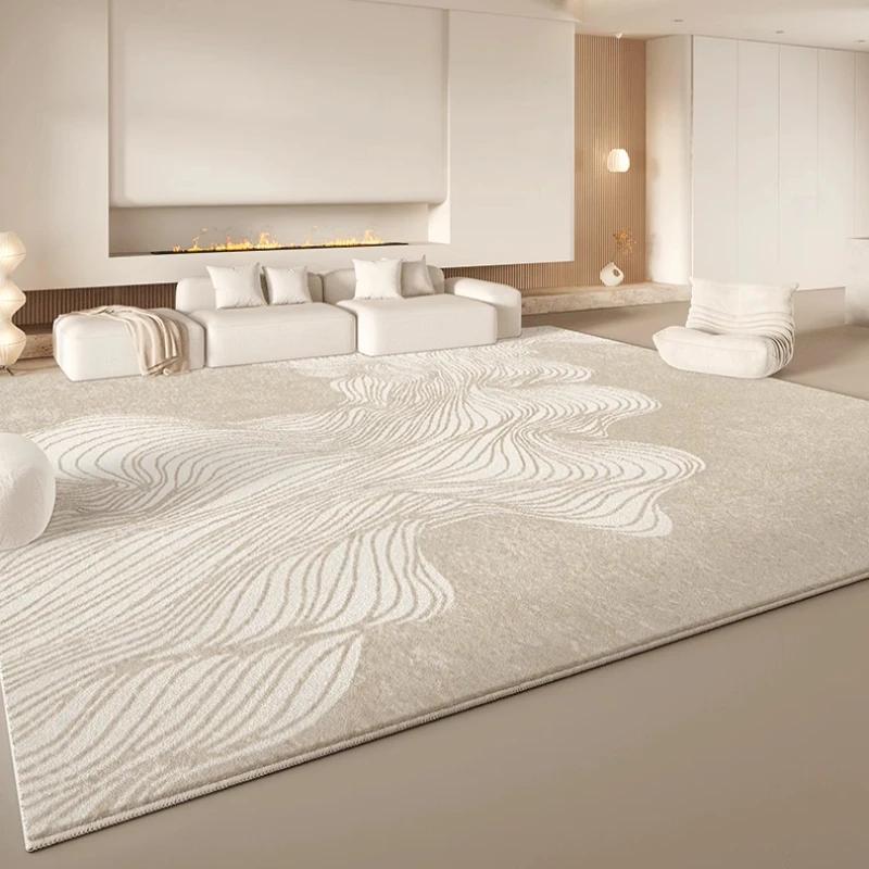 Cream Style Living Room Decoration Plush Carpet Large Area Rugs for Bedroom Home Thick Anti-slip Rug Fluffy Soft Study Floor Mat