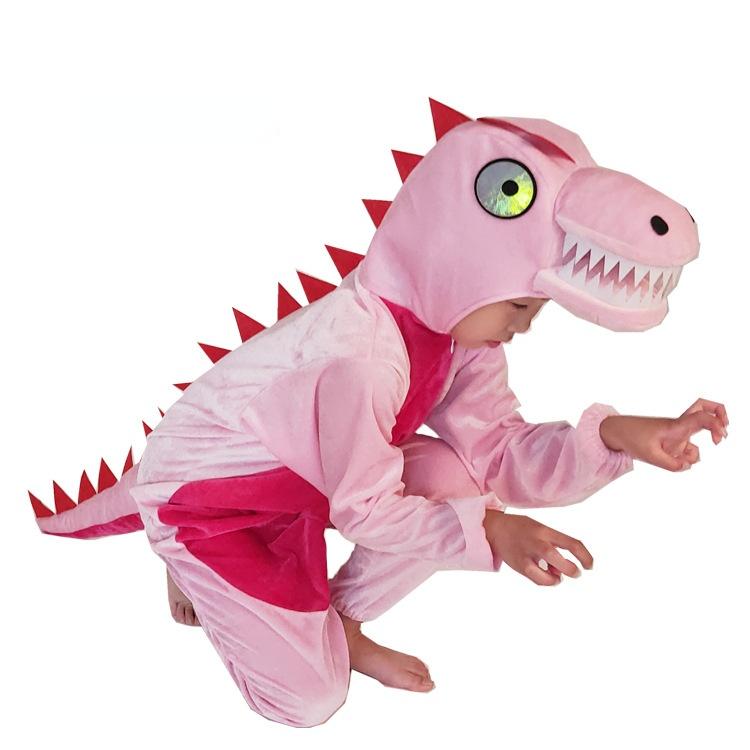 Cartoon Dinosaur Animal Plush Fancy Dress Jumpsuit Unisex Children Adults Gifts Cosplay Halloween Costume