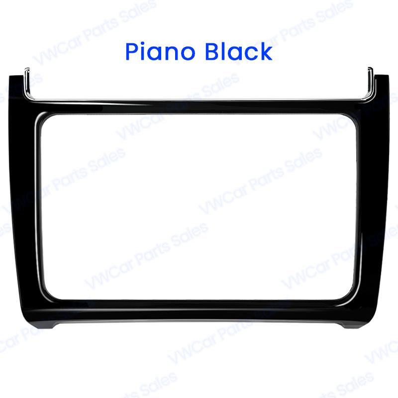 For VW MQB POLO 6C 6R 2014-2017 Car Radio Trim OEM MIB Frame Headunit Screen Bezel CD Plates Decorative Panel