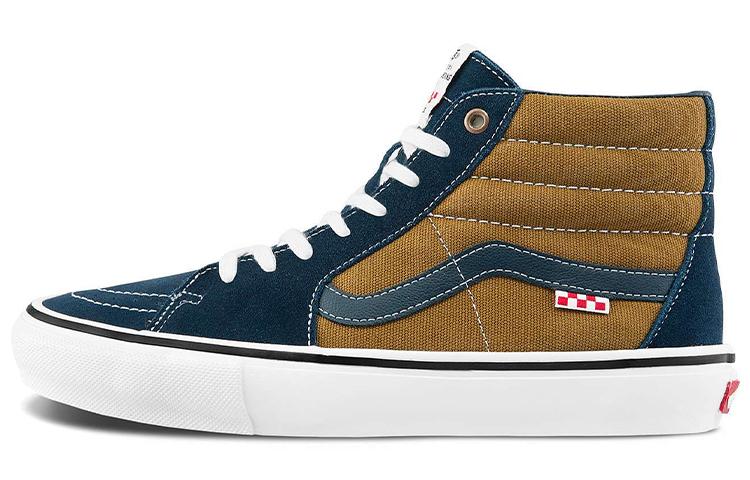 Sk8 Дэн Рейнольдс x Sk8 Скейт Vans-Hi  Темно-синий Золотисто-коричневый  VN0A5FCC9CV 35