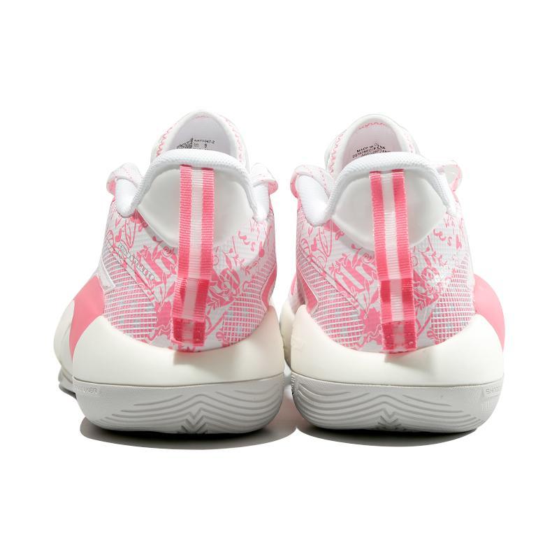 Li Ning Comfortable Cushioning, Wear Resistant Low Top Basketball Shoes Men's Pink ABPS047-2