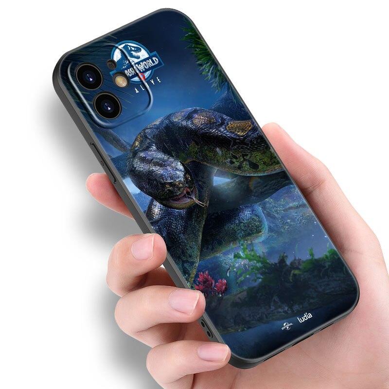 Pouzdro na telefon World Jurassic Park pro Apple iPhone 14 13 12 Mini 11 Pro Max 7 8 XR X XS 7 8 Plus SE 2020 2022 černý kryt