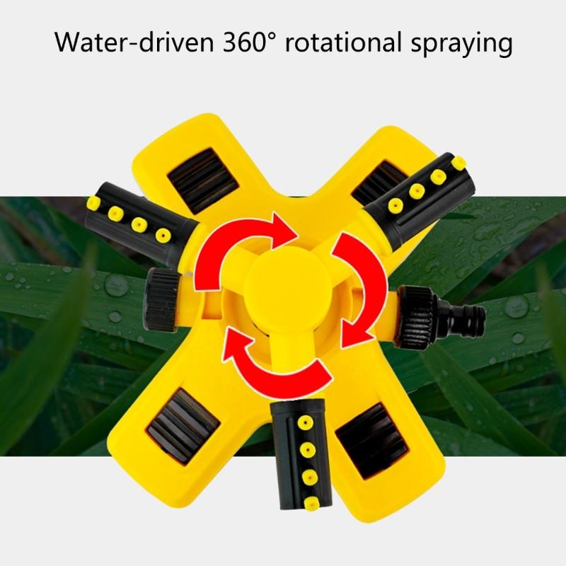 Rotating Irrigation Sprinkler 360 Degree Automatic Rotating Garden Coverage Water Sprinkler Irrigation Water Sprinkler