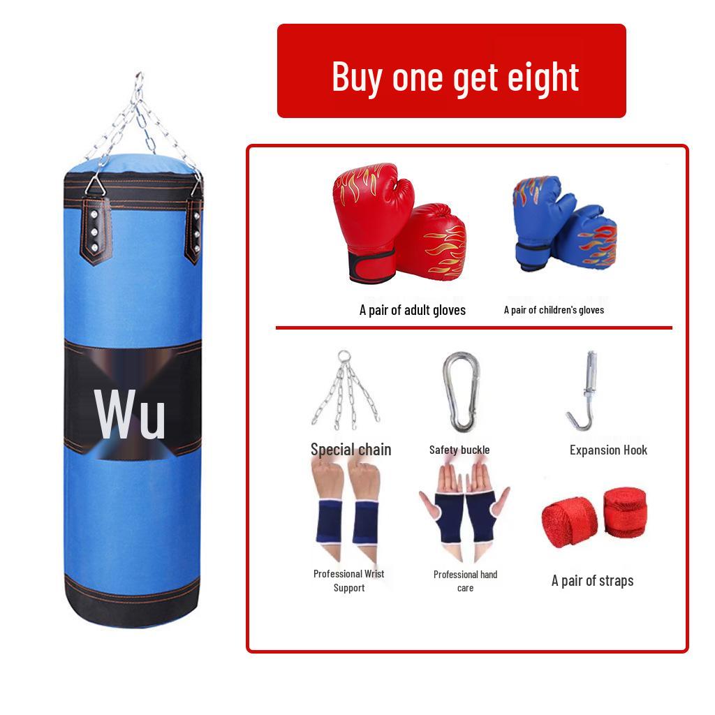 Hanging Oxford Cloth Canvas Punching Bag for Adults - Thickened for Gym and Sanda Training