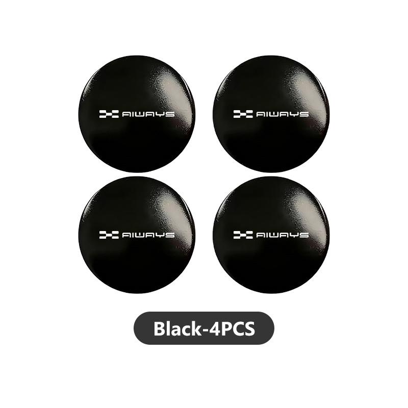 4pcs 56mm Car Emblem Wheel Hub Center Cap Stickers Badge Decal Accessories For Aiways U5 SE U6 RG Nathalie PRO Bj U7 Ion 2020