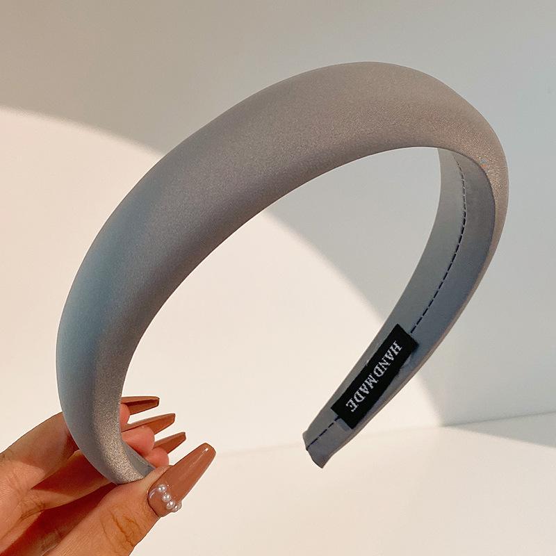 2023 Women's High-Grade Sponge Headband: Wide-Edged, High-Top Headdress, Simple Hairpin Style