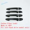 ABS Car Outside Door Pull Doorknob Handle Cap Cover Trim For Mazda 6  - 2024 Chrome / Carbon Fiber Look Exterior Accessories