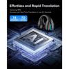 AI Translation Earbuds 144 Languages 60H Playtime Translator Earphone Traductores Inglés Español Wireless Bluetooth 5.4 Headphone for Android iOS 