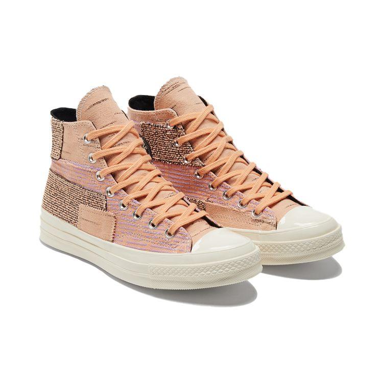 Converse Chuck 70 High Patchwork - Peach Unisex Sneakers Pink Sheer-Lilac Egret 170058C