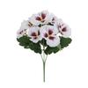 Simulated Flower Tricolor Violet Small Handle Flower Home Hotel Outdoor Wedding Decoration Ornament