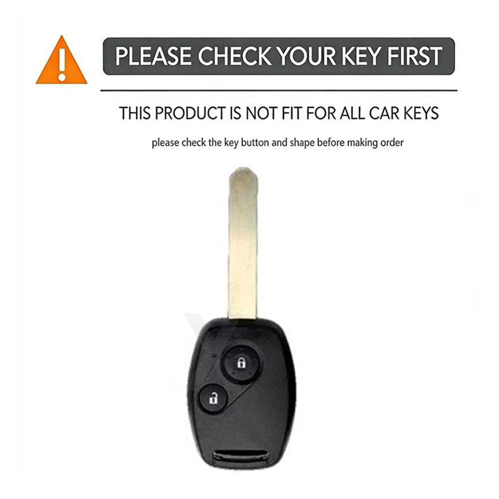 New Silicone Car Key Case Cover Remote Fob For Honda Accord 7 Jazz Frv Civic Cr-V 2008 Crz Insight Fit Srv Chord 7 Gr8 150R